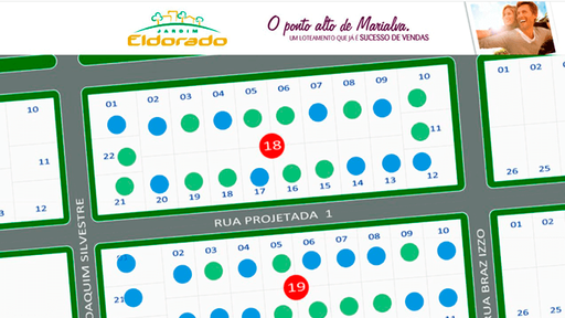 Tela: Marcações simplificadas