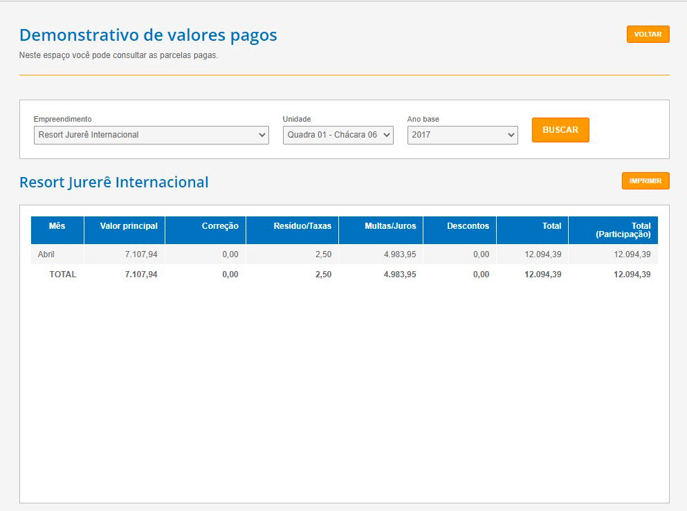 Tela: Extrato e Pagamentos Tela: Extrato e Pagamentos